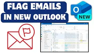 How to Flag Emails for Follow Up in new outlook #outlook #outlooktutorial