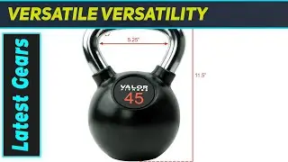 Ultimate Chrome Handle Rubber Coated Kettlebells for Peak Performance!