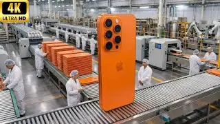 Inside Apple&rsquo;s iPhone 18 Pro Max Factory 🏭 Orange Edition Full Production Process