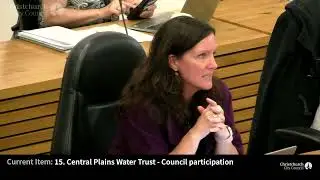 26.04.23 - Item 15 - Central Plains Water Trust - Council participation