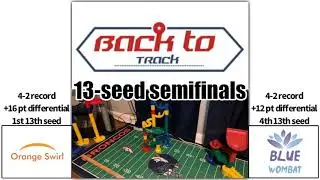 2020 Back to Track 13-seeds: Orange Swirl vs Blue Wombat