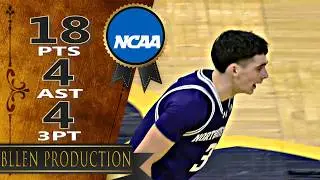 Jake West - Career-Hgih 18 Pts, 4 Ast Highlights｜Northwestern Wildcats vs Iowa Hawkeyes｜2026.02.08