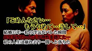 【離婚】「ごめんなさい…もうやめて…許して…」結婚35年…私の浮気がバレた瞬間長年温厚だった夫が理性を捨てた…→必死に懇願する私に、夫の執拗な復讐は続き…私の人生は崩れ去り…闇へと落ちた【シニア恋愛】