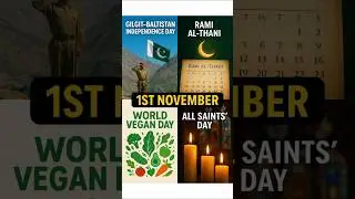 &ldquo;1 November Today | Pakistan Events, Islamic Month & World Celebrations | Must Watch!&rdquo;#viral #shorts