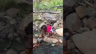 When mama calls you up for lunch from the creek