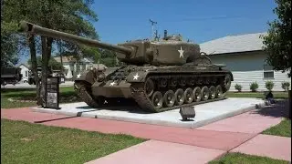 T30 E.U.A. TANK experimental. O ve&iacute;culo era uma vers&atilde;o anterior do T29 com armamento aprimorado