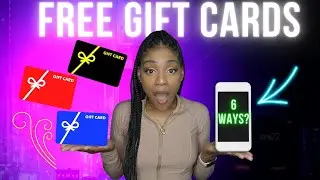 💳 How To Get FREE Gift cards...6 Easy Ways! [2022 Update]