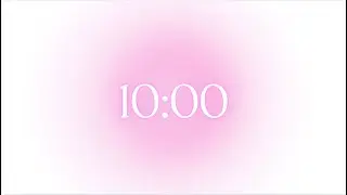 Magical Relaxing Light Pink Aura 10 Minute Timer