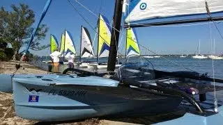 BartsGoPro - WindRider Owners Weekend - WOW Sarasota 2012 - Windrider 17 Trimaran Sailing - Buzzelli