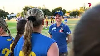 Supporting women's footy in WA