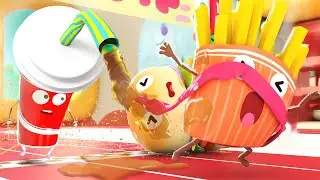 Yummy Foods Family Ep 10 - Burping Cola vs Bad Pizza | BabyBus TV - Kids Cartoon