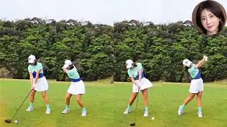 Bo Mee Lee イ・ボミ プロゴルファー DRIVER SHOT SLOW MOTION !!!
