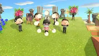 Animal Crossing New Horizons with mini E - Attack on titan cosplay with epic delta squad