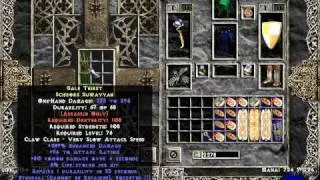 Diablo 2 - Upgrading normal rare claws to elite (w/o music)