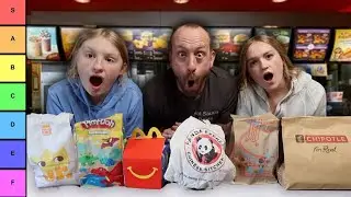 We Try EVERY Fast Food Kids Meal!!!