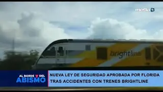 Nueva ley de seguridad aprobada por Florida tras accidentes con trenes Brightlines.