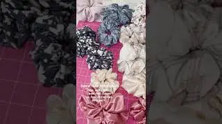 Fall scrunchies #smallbusiness #hairaccessories #handmade