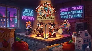 Chip 'n Dale: Rescue Rangers (NES) - Zone F, H, I [Jazz Band Remix] | AI Cover