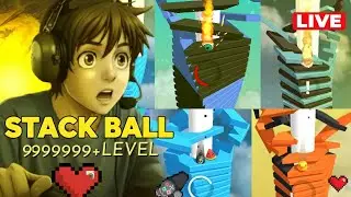 Stack Ball Live 🎮❤️ Part 68 ! #live #stackballlive #shortslive