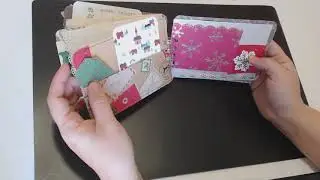 12 Days of Junk Journal Gift Ideas 2017:  Day 1 The North Pole Junk Journal