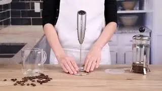 SIMPLETASTE Milk Frother Handheld for Bulletproof Coffee Cappuccinos and Latte