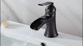 Yannlii Oil Rubbed Bronze Waterfall Bathroom Sink Faucet Review