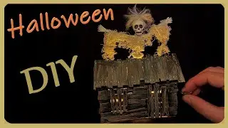 DIY Halloween Skeleton 🎃 Spooky Tea Light Automata