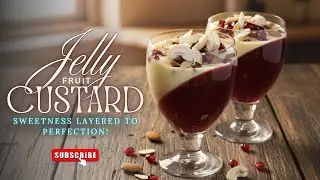Jelly Fruit Custard | Easy Dessert Recipe | Diwali Special #food #recipe #diwali 