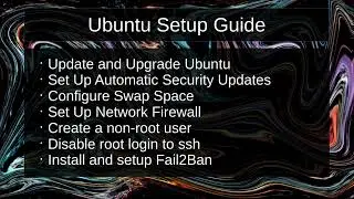Ubuntu Server Setup Guide