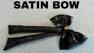 HOW TO MAKE A BOW | SATIN BOW
