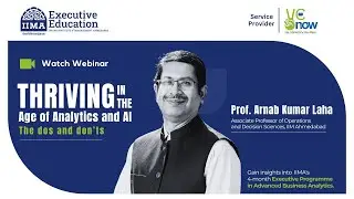 A Webinar on Business Analytics | Thriving in the Age of Analytics & AI: The Dos and Don'ts
