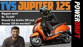 TVS Jupiter 125 | First Ride Review | PowerDrift