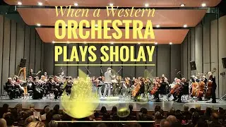 Sholay Title Theme LIVE | 70-Piece Western Orchestra Plays Bollywood Classic 🎶🔥