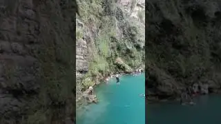 Brave Man Daring Cliff Jump from Highest point at Swaik Lake