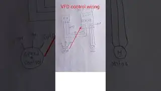 Variable frequency drive (vfd ) wiring diagram