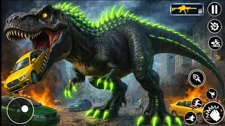 Simulatore di citt&agrave; per famiglie di dinosauri 3D | Dinosauri | Giochi di dinosauri - Gameplay And...
