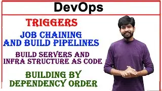 triggers, job chaining, build pipelines, build servers building by dependency order | devops, unit 4