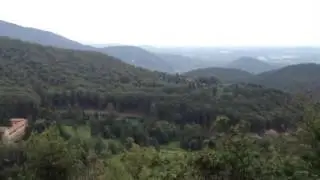 Il territorio di Cuasso dal punto osservazione incendi