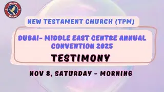 TPM | Dubai Convention 2025 | Testimony | Saturday Morning #testimony #tpmconvention