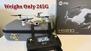 HolyStone HS510 4K 5G WiFi FPV Бесколлекторный GPS-дрон | Распаковка и настройка