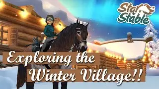Exploring the Christmas Village & Winter Wishes - Star Stable ☕🎄