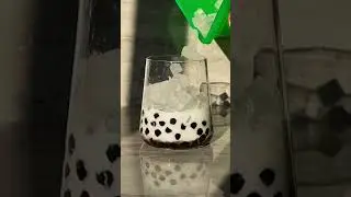 CANTIK BGT! TEH BOBA WARNA BIRU #shorts #tea  #bobatea #viral