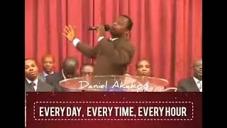 Give me oil in my lamp, sweep over my soul, Jehovah God. You overrule by Daniel Akakpo