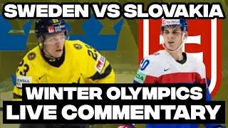 Sweden Vs Slovakia WINTER OLYMPICS LIVE COMMENTARY! | 2026 Winter Olympics Ice Hockey