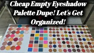 Empty Eyeshadow Palette Dupe for Makeup Artist! | Makeup Kit Organization on a Budget!