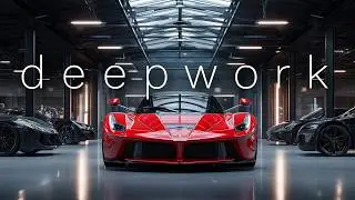 Deep Focus Ambient Music for Study & Work (2 Hours) | Supercar Garage