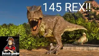 145 rex tame omg yess!! ARK SURVIVAL ASCENDED