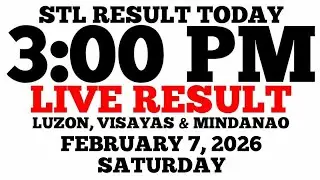 STL Result Today 3:00 PM Draw February 7, 2026 Saturday STL Luzon, Visayas, Mindanao LIVE Result