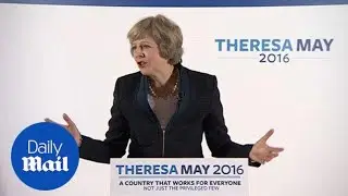 'Brexit means Brexit', Theresa May lays out case for becoming PM - Daily Mail