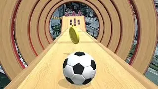 Rolling Balls 3D Sky Race Speedrun Gameplay Levels 33